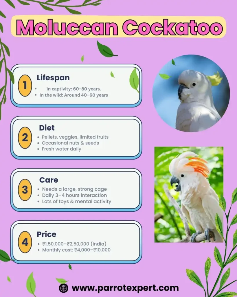 Moluccan Cockatoo 