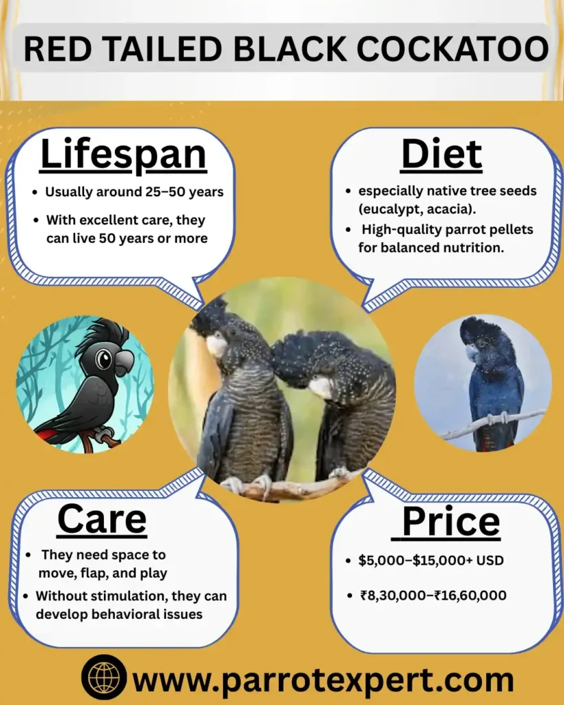 Red Tailed Black Cockatoo Breeder