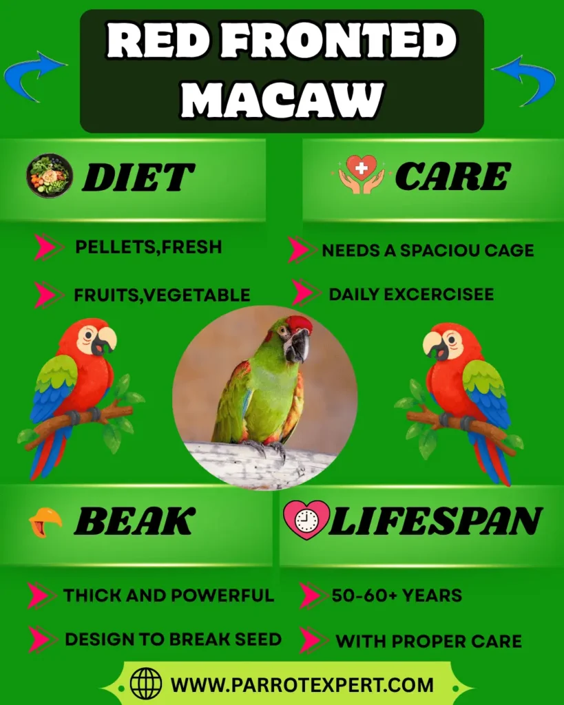 Red Fronted Macaw